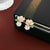 Cute Flower Flower Artificial Pearl Oil Dripping Earrings