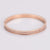 Moderate Luxury Round Stainless Steel Electroplating Bangles