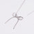 IG Style Bowknot Bowknot Stainless Steel Electroplating Necklaces