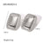 IG Style Quadrilateral Geometric Stainless Steel Electroplating Earrings