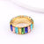 Unisex Geometric Metal Geometric Gold Plating Rings