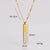 Minimalist Asymmetrical Tassel Bowknot Stainless Steel Electroplating Necklaces