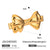 IG Style Heart Bowknot Stainless Steel Electroplating Hair Clips