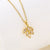 Minimalist Leaf Stainless Steel Electroplating Necklaces