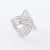 Retro Vintage Women Retro Vintage Geometric Stainless Steel Electroplating Rings