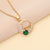 Women Moon Alloy Electroplating Necklaces