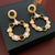 Luxurious Quadrilateral Round Ellipse Rhombus Geometric Alloy Diamond Inlay Earrings