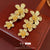 Medieval Flower Flower Alloy Electroplating Earrings