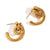 Fashion Circle Geometric Stainless Steel 18K Gold Plated Earrings