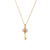 Minimalist Fashion Key Geometric Stainless Steel 18K Gold Plated Necklaces