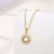 Women Minimalist Geometric Metal Stainless Steel Electroplating Necklaces