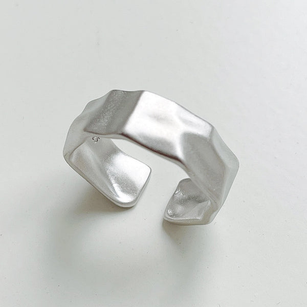 925 Sterling Silver Geometric Silver Electroplating Rings