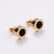 Cute Women Geometric Metal Insect Titanium Steel Stud Earrings