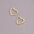 Unisex Metal Star Heart Metal Electroplating Earrings