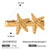 Starfish Korean Stainless Steel Electroplating Hair Clips