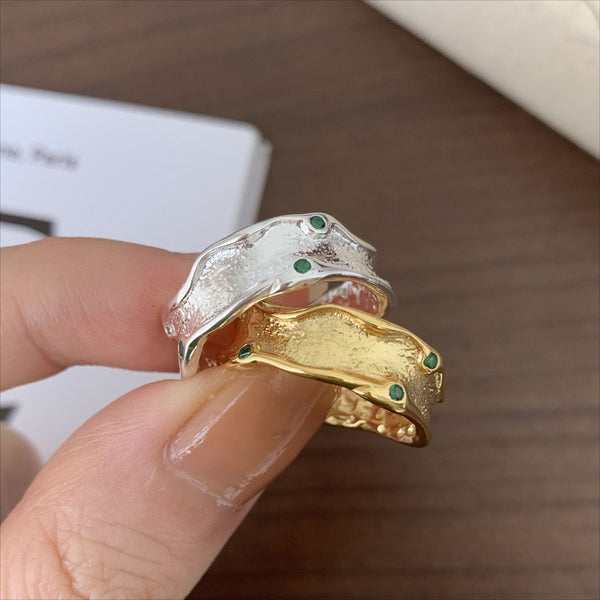 925 Sterling Silver Women Korean Silver Silver Plating Rings