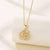 Women Minimalist Geometric Metal Stainless Steel Electroplating Necklaces