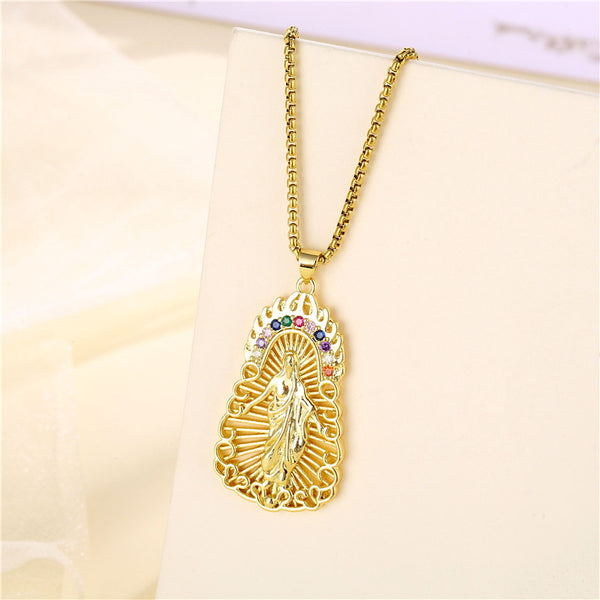 Women Minimalist Stainless Steel Electroplating Necklaces