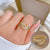 Moderate Luxury Women Crown Brass Rings