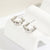 Luxurious Irregular U-Shape Zircon Drop Earrings