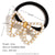 Fashion Circle Titanium Steel Electroplating Hair Ties