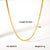 IG Style Stripe Geometric Stainless Steel Electroplating Necklaces