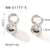 IG Style Circle Sphere Geometric Stainless Steel Electroplating Earrings