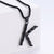 Men Metal Retro Vintage Number Text Letter Stainless Steel Polishing Pendants