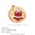 Fashion Snowflake Christmas Reindeer Santa Claus Holiday Christmas Box Stainless Steel Electroplating Jewelry Making