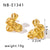 IG Style Irregular Geometric Stainless Steel Electroplating Earrings