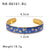 IG Style Circle Irregular Asymmetrical Stainless Steel Electroplating Bangles