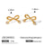 IG Style Bowknot Bowknot Stainless Steel Electroplating Earrings