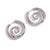 Fashion Circle Geometric Stainless Steel Electroplating Earrings