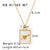 IG Style Heart Geometric Stainless Steel Electroplating Necklaces