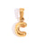 Minimalist Letter Stainless Steel 18K Gold Plated Jewelry Making