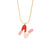 Fashion Letter Letter Text Number Stainless Steel Oil Dripping Necklaces