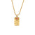 Fashion Geometric Stainless Steel 18K Gold Plated Necklaces