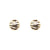 Fashion Round Circle Geometric Stainless Steel 18K Gold Plated Earrings