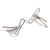 Fashion Bowknot Stainless Steel Electroplating Stud Earrings