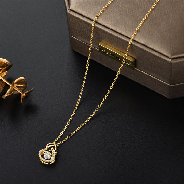 Geometric Titanium Steel 18K Gold Plated Necklaces