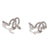 Women Fashion Snake Chinese Zodiac Animal Stainless Steel 18K Gold Plated Clip On Earrings