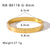 IG Style Ellipse Circle Round Stainless Steel Electroplating Bangles