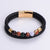 Men Korean Metal Leather String Bracelets