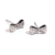 Fashion Bowknot Stainless Steel 18K Gold Plated Stud Earrings