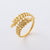 Retro Vintage Women Geometric Geometric Stainless Steel Electroplating Rings