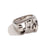 Fashion Creative Circle Heart Stainless Steel 18K Gold Plated Rings