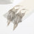 Luxurious Tassel Geometric Copper Electroplating Stud Earrings