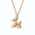 Fashion Dog Chinese Zodiac Animal Stainless Steel 18K Gold Plated Necklaces