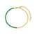 Women Fashion Round Circle Geometric Stainless Steel 18K Gold Plated Bracelets