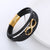 Retro Men Vintage Patchwork Leather Electroplating String Bracelets